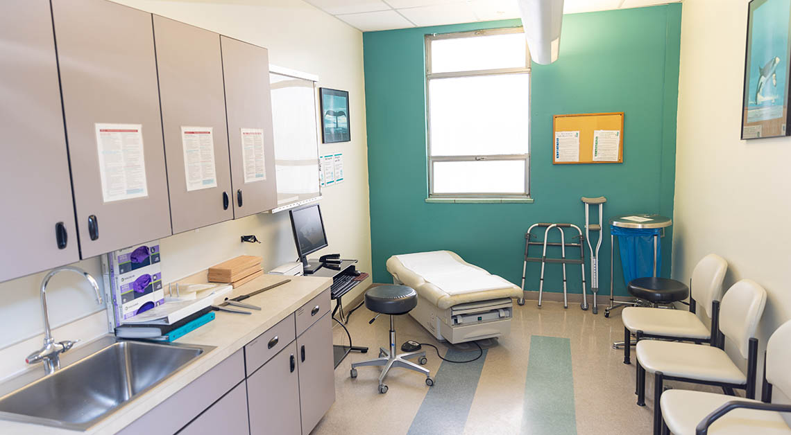 A patient room