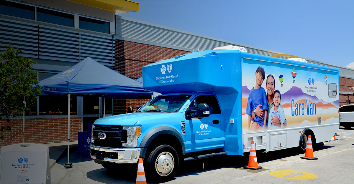 Image of the Blue Cross Blue Shield Care Van