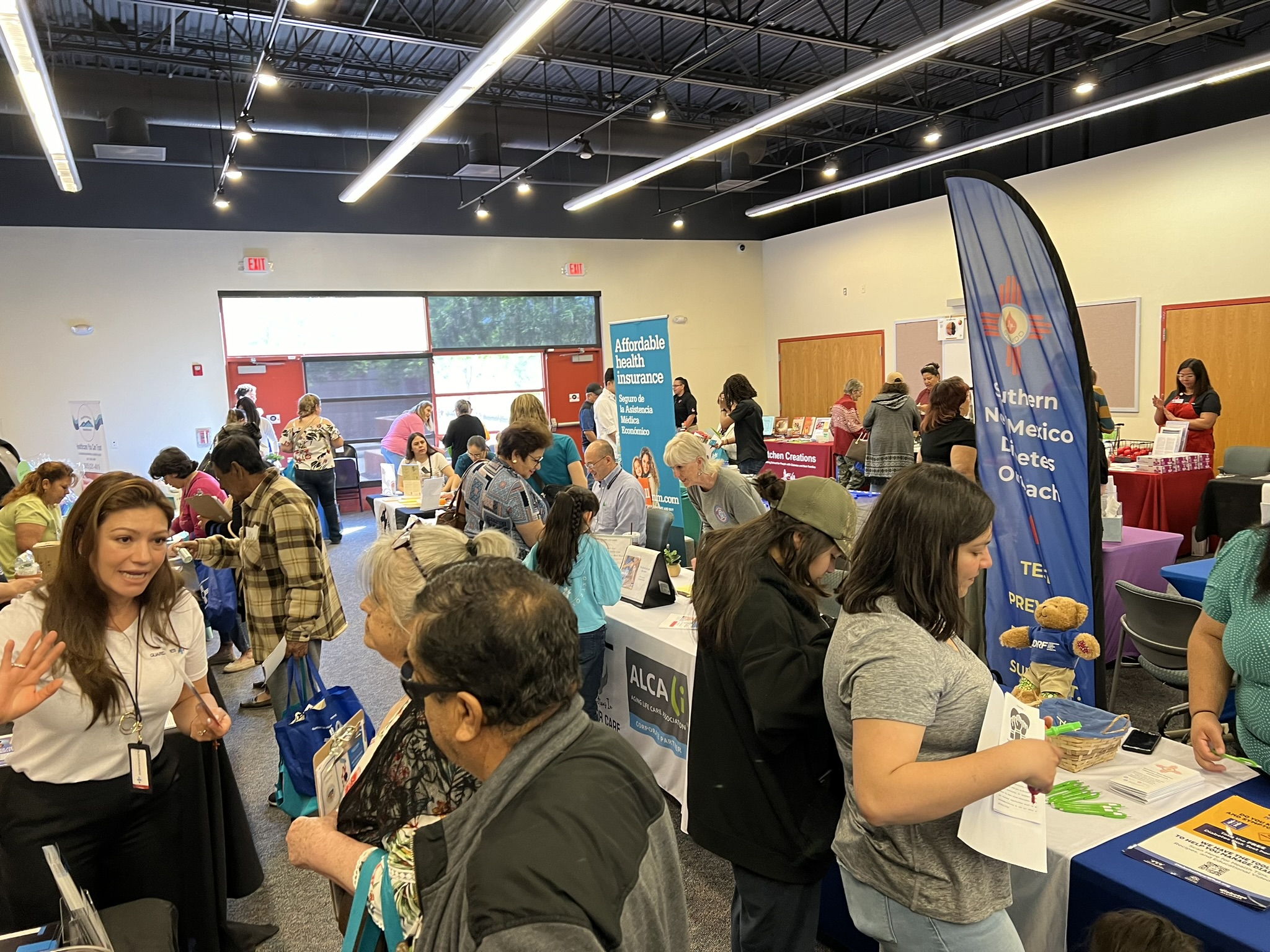 vendors at tables from 2024 Resource village