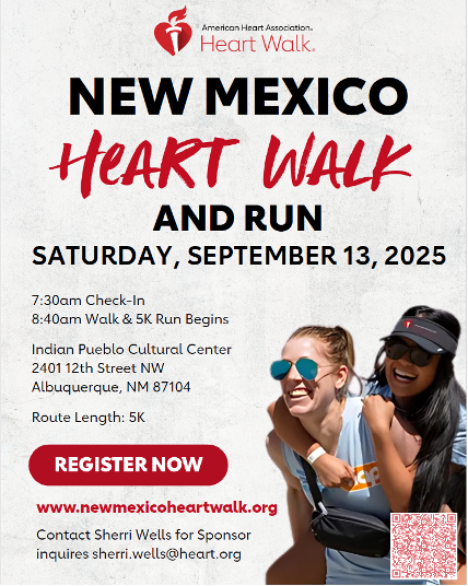 New Mexico Heart Walk poster