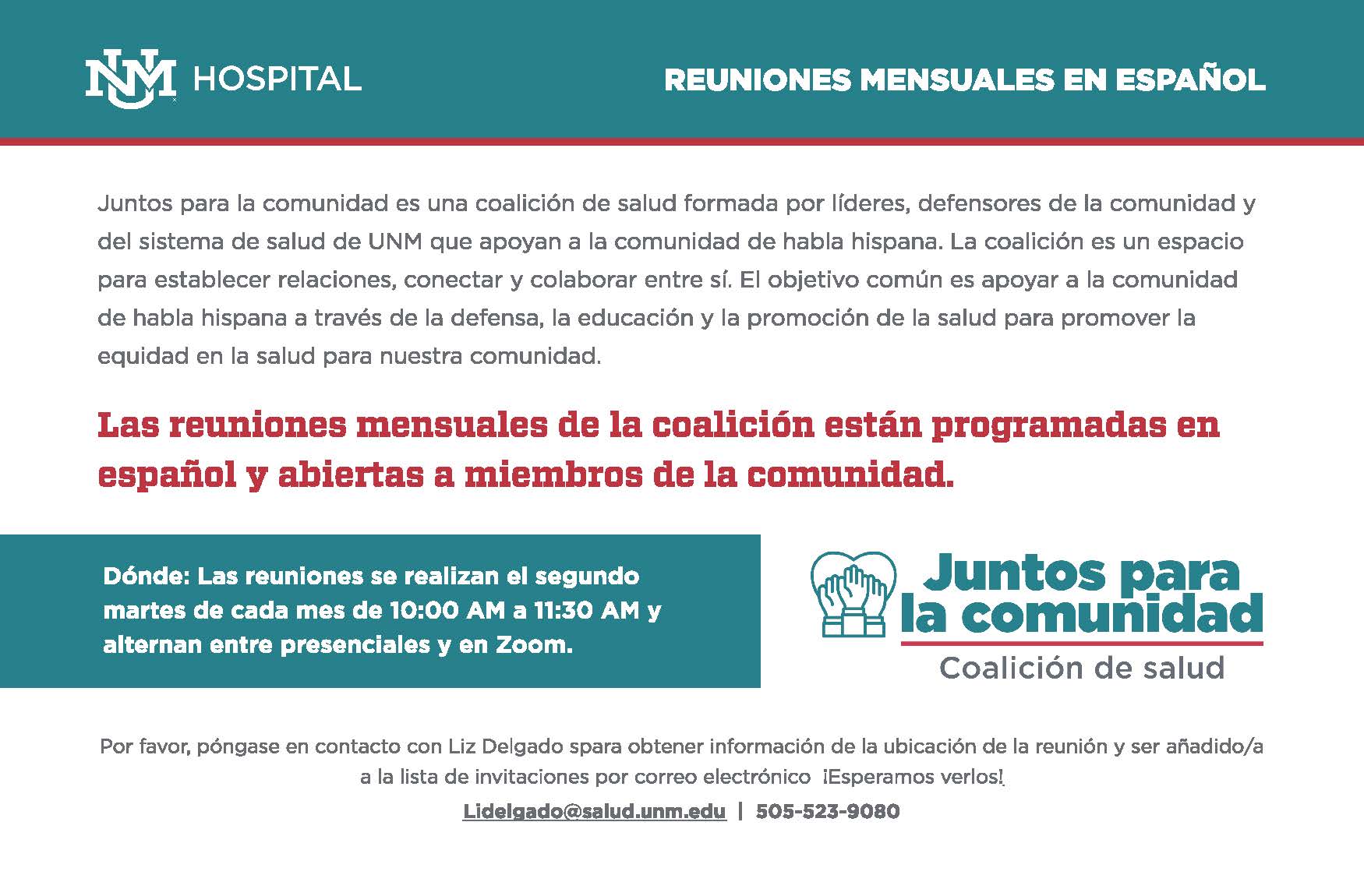 Flyer for event - details above