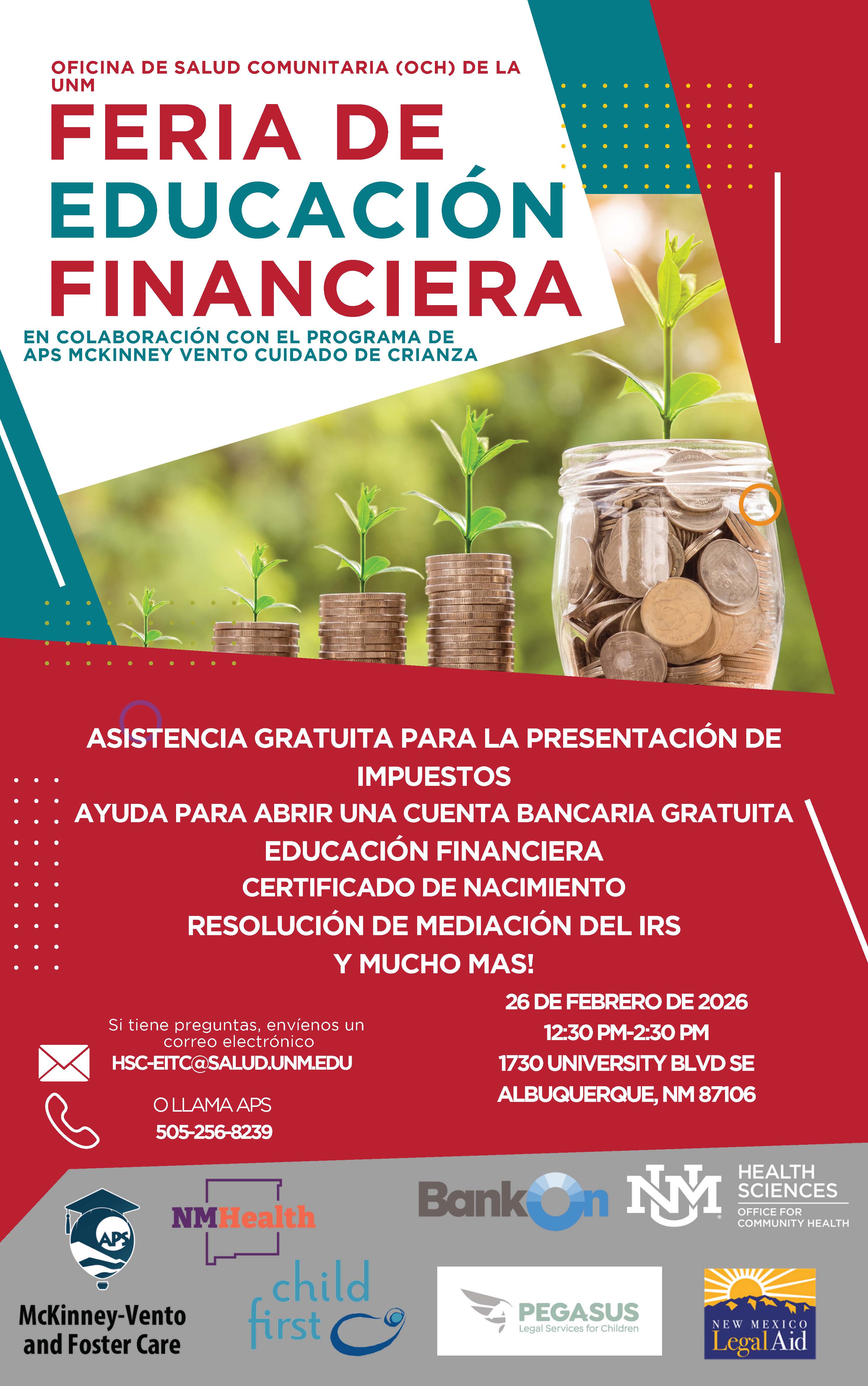 Flyer for event, info listed above