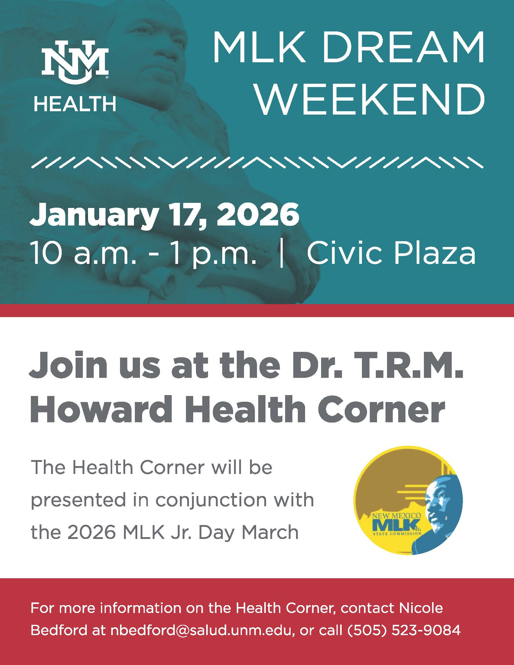 Flyer for event, contains info listed above