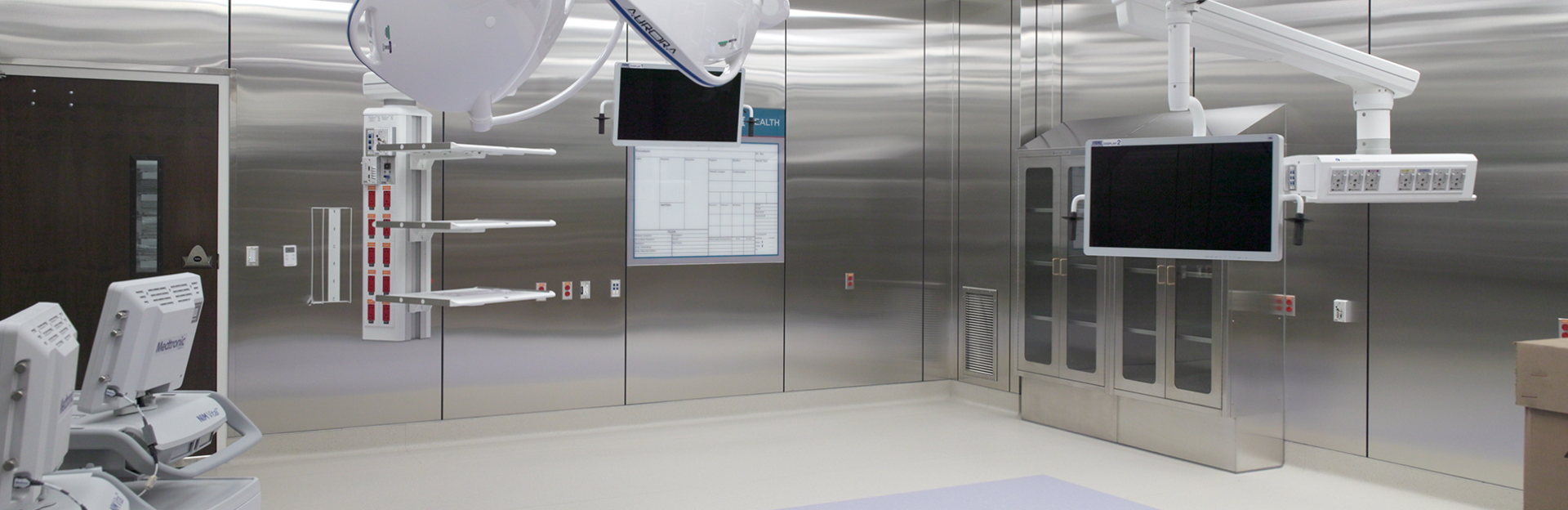 Critical Care Tower rendering of OP room.