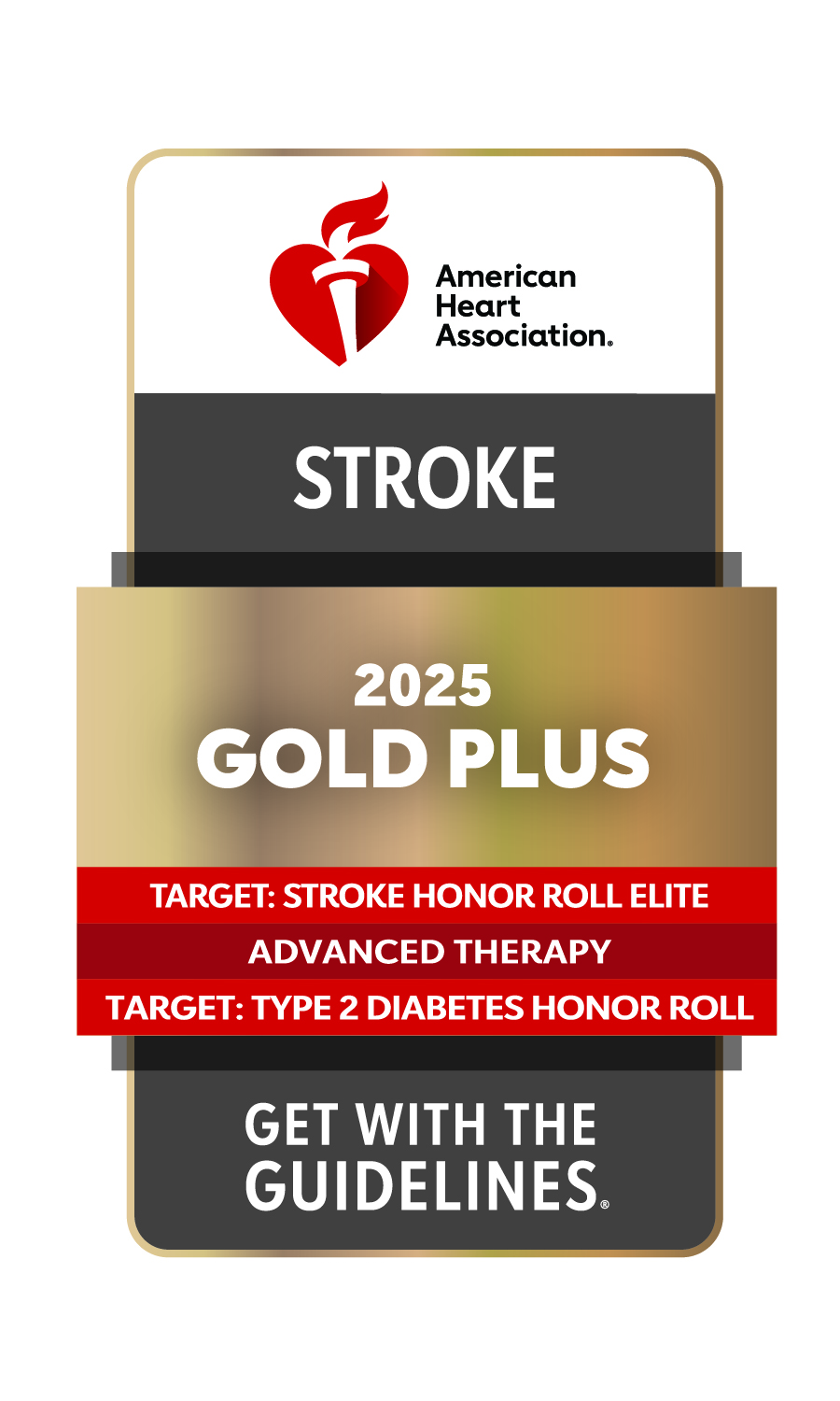 American Heart Association Gold Plus Award