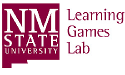 NM State University Apprendre le logo du laboratoire de jeux.