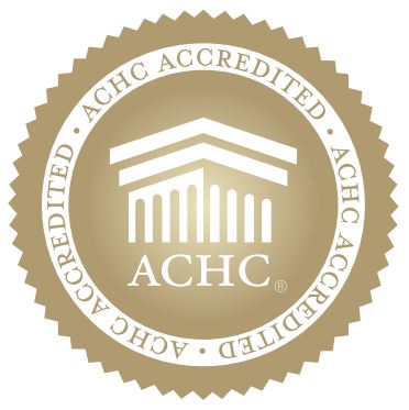 ACHC-Akkreditierungssiegel in Gold